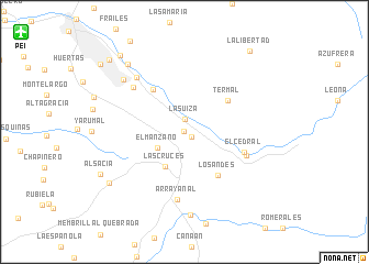 map of Cuchilla Corozal